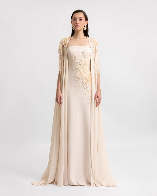 Gemy MaaloufSKU: GMSS25 7485LD + GMSS25 7485CP Dress (Copy)