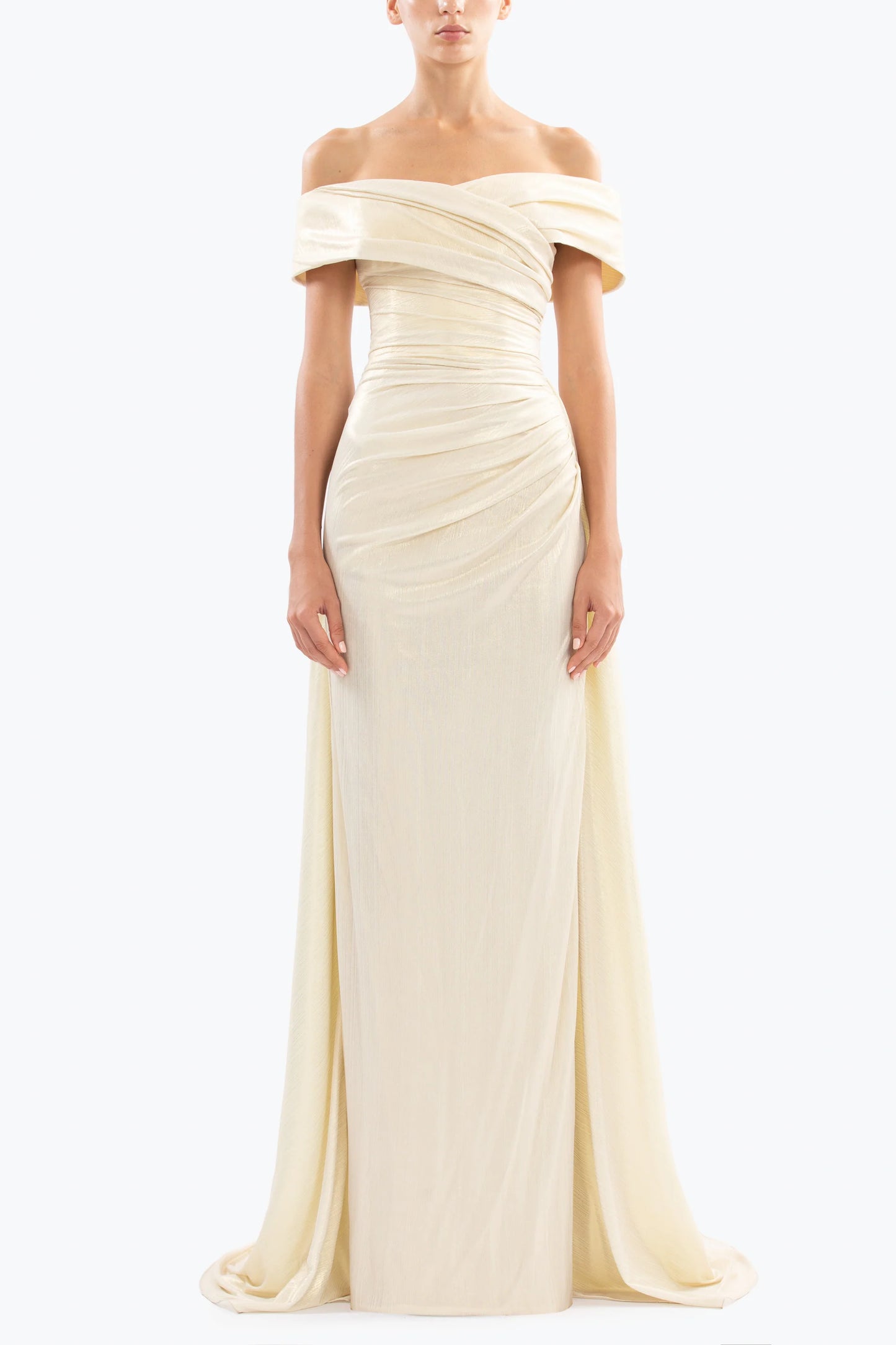 Saiid Kobeisy RTWSS25-11LGHTGOLD34 Dress