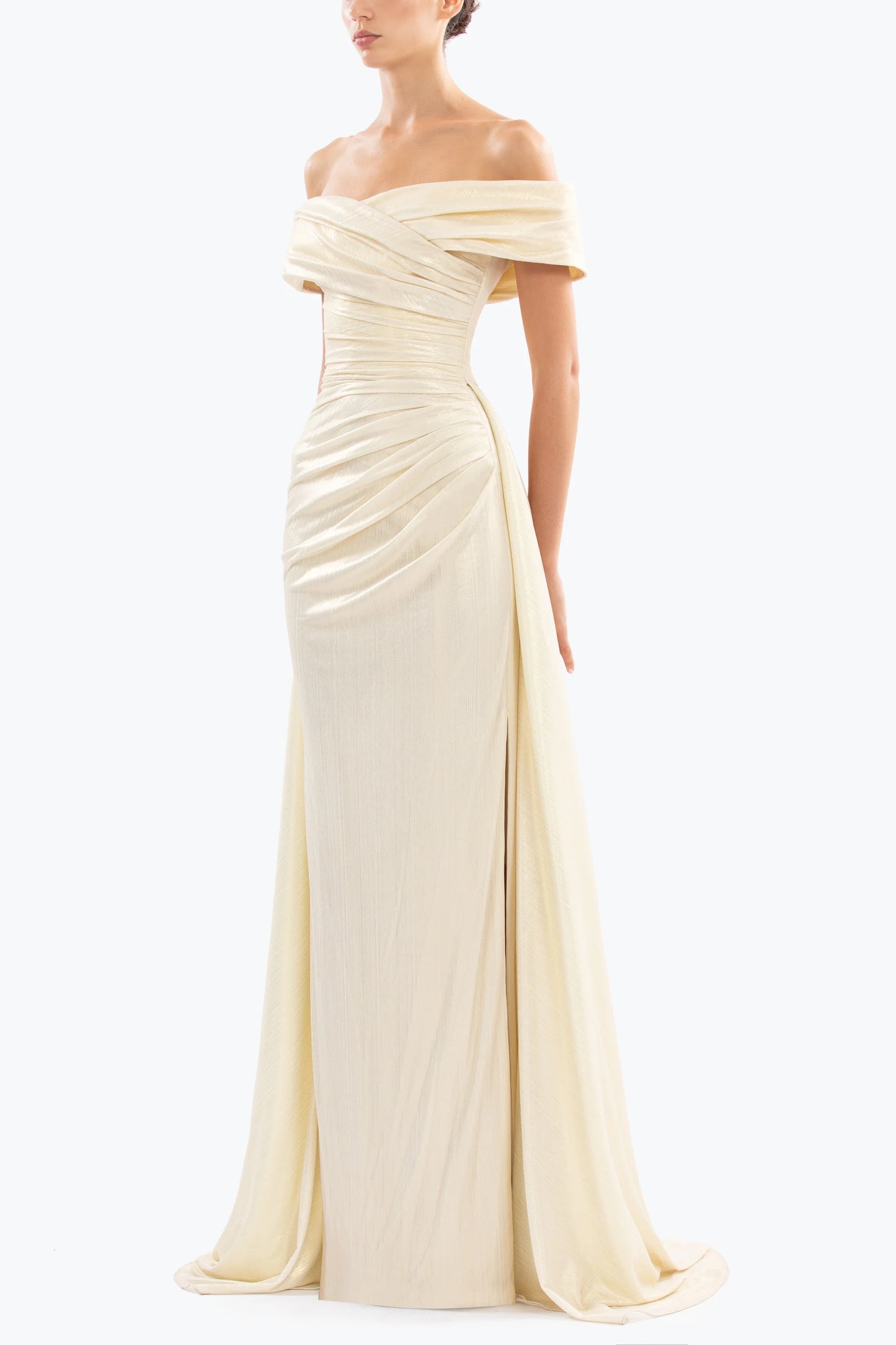 Saiid Kobeisy RTWSS25-11LGHTGOLD34 Dress