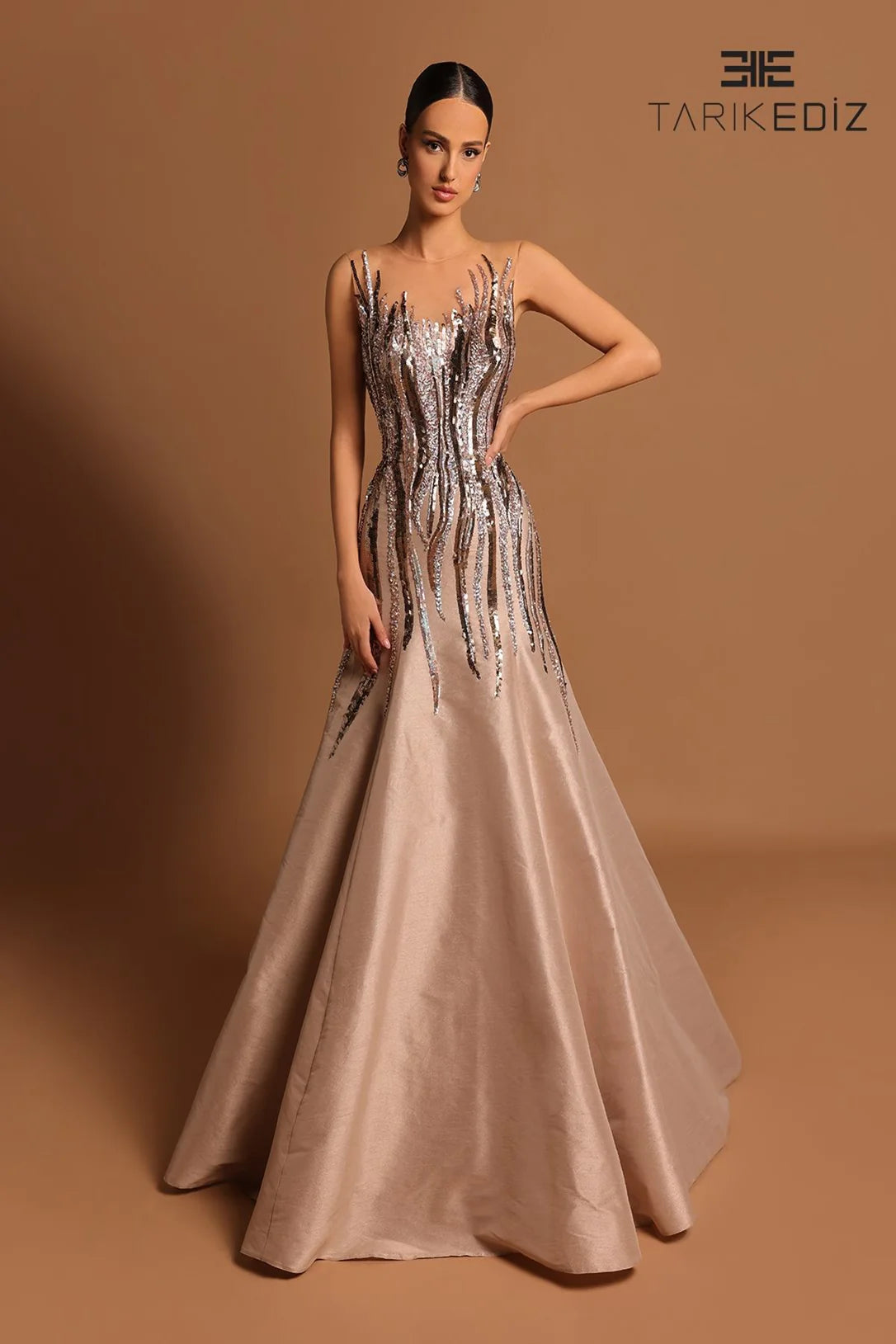 TARIK EDIZ 98557 Dress TARIK EDIZ 98557 Dress