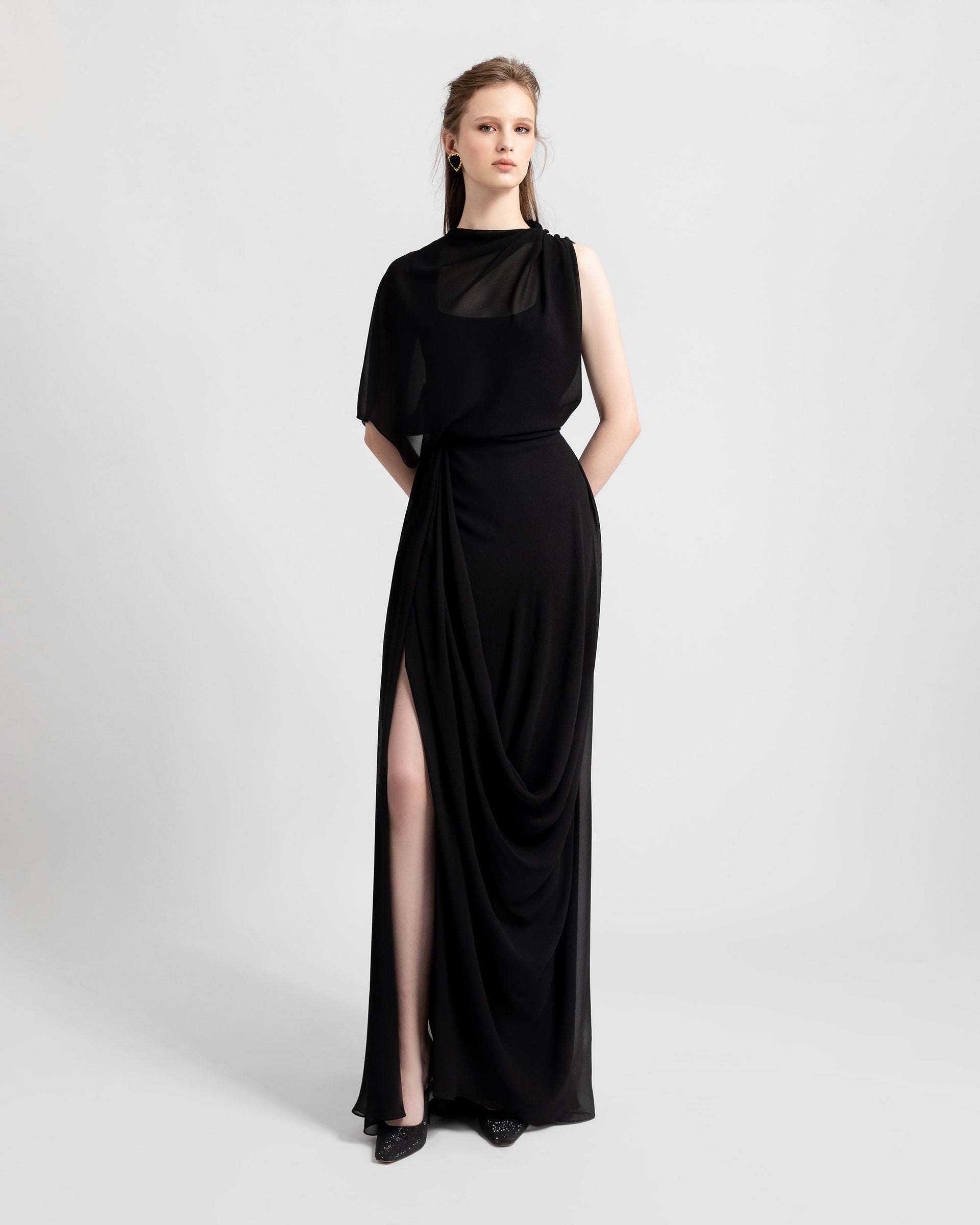 slim fit dress slacks Gemy Maalouf | Evening Dresses