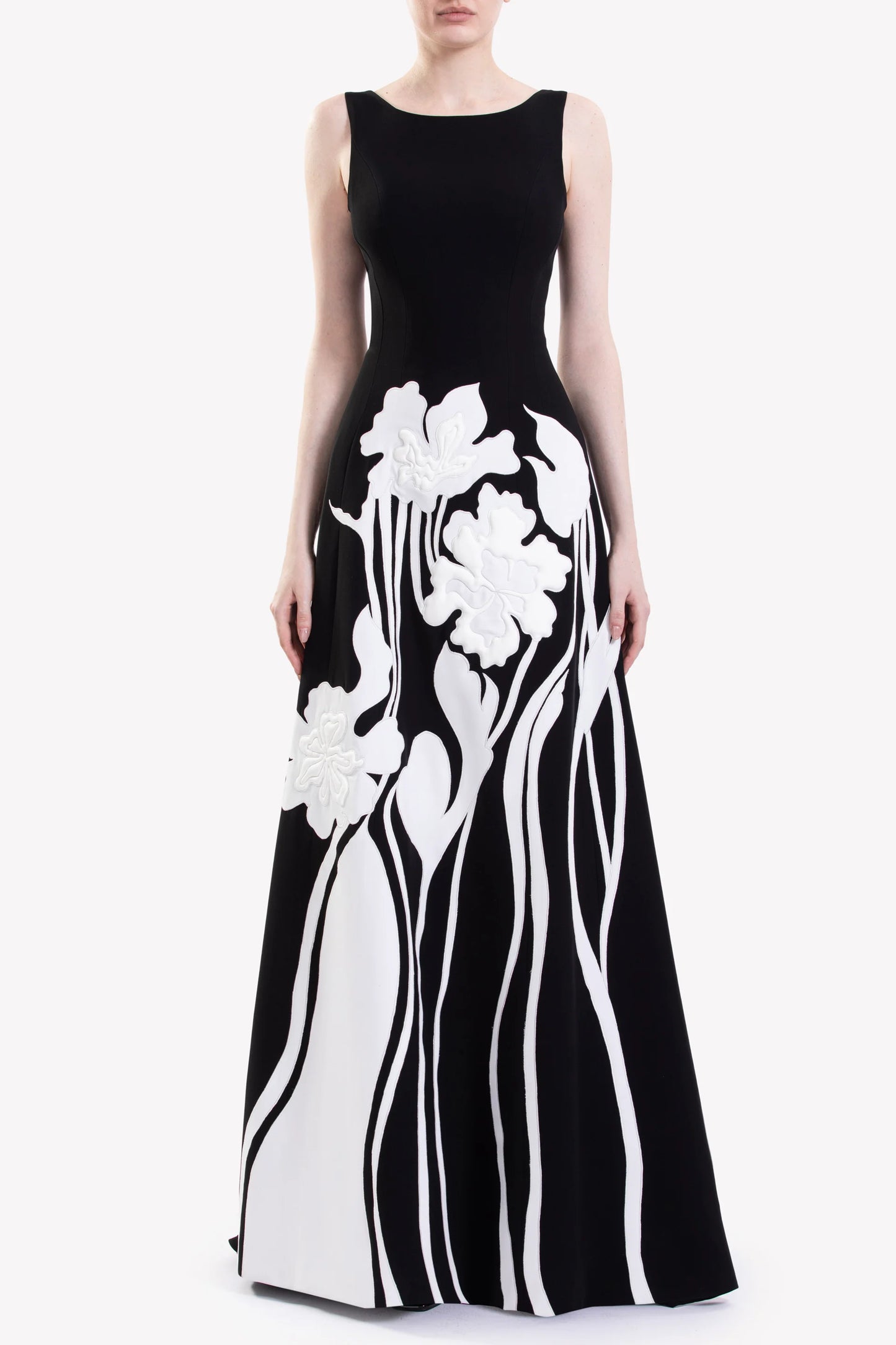 Saiid kobeisy Embroidered Padded Crepe Dress SKU: RTCK-SS26-LD-029-36