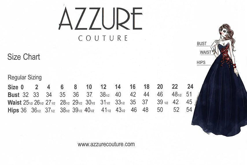 Azure Couture FM9090 Dress