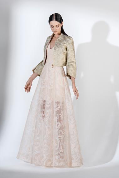 Saiid Kobeisy RE3432 Prom Dress - Ecru | NewYorkDress Saiid Kobeisy RE3432 Prom Dress - Ecru | NewYorkDress