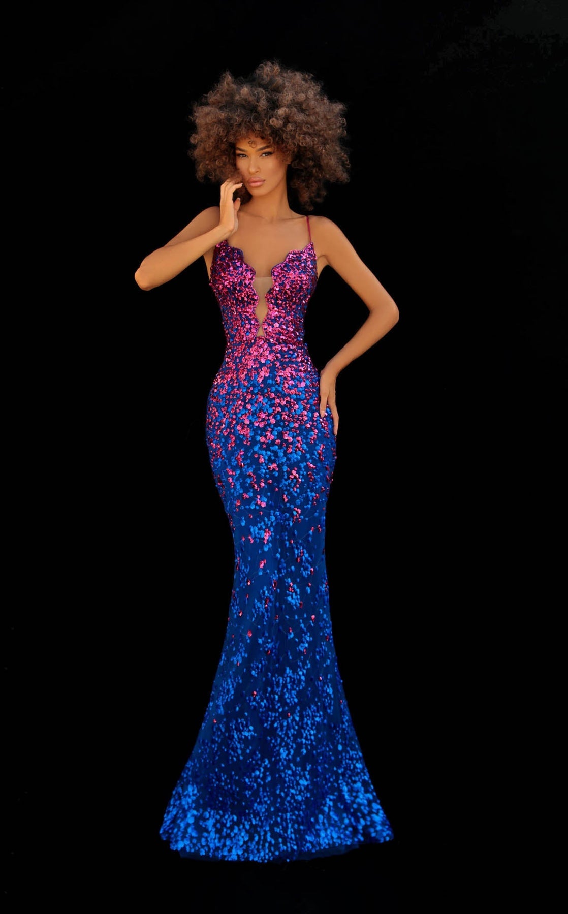 TARIK EDIZ 51049 DRESS