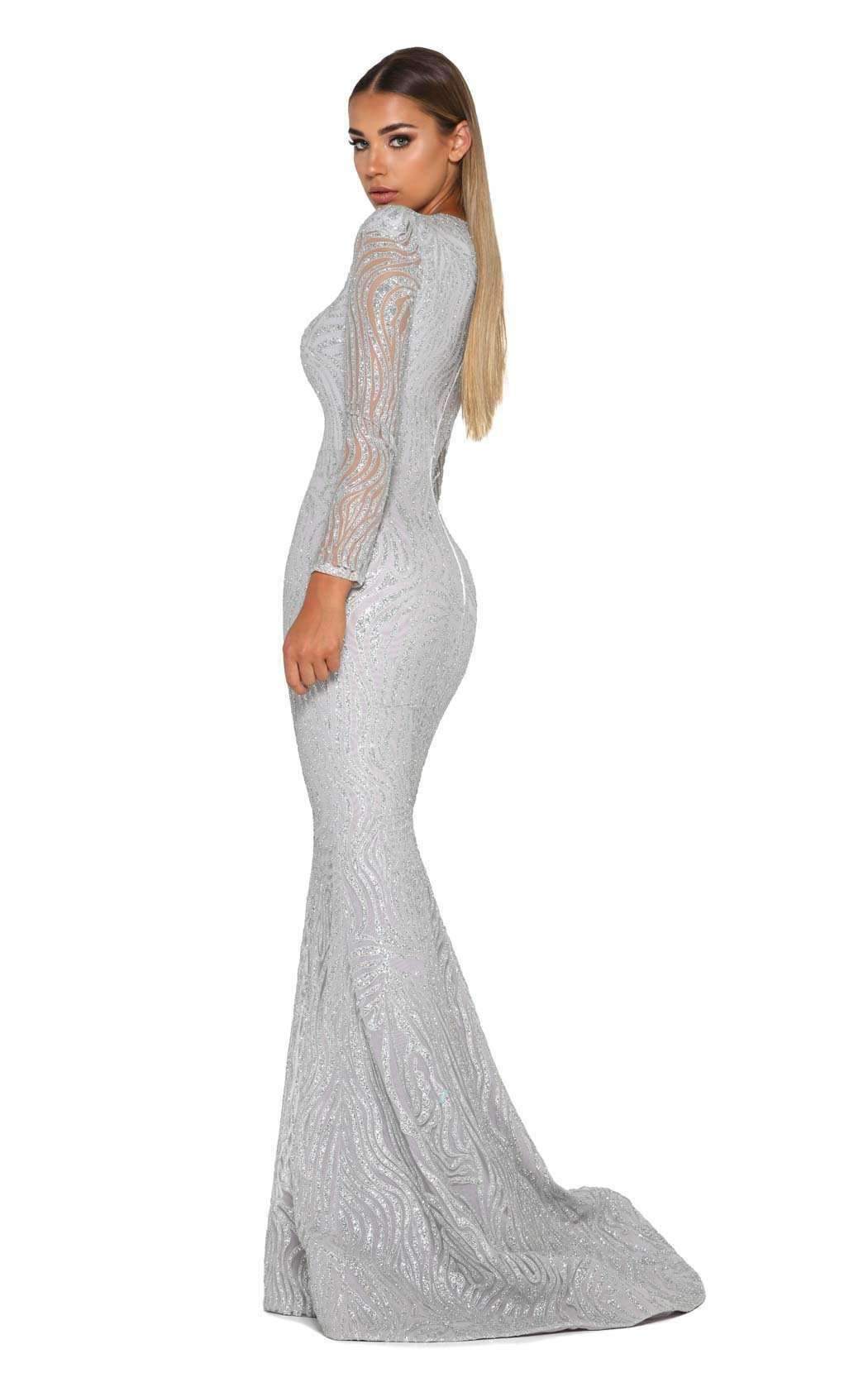Portia and Scarlett 1701 Long Sleeve Dress 4 / Gold Portia and Scarlett 1701 Long Sleeve Dress 4 / Gold