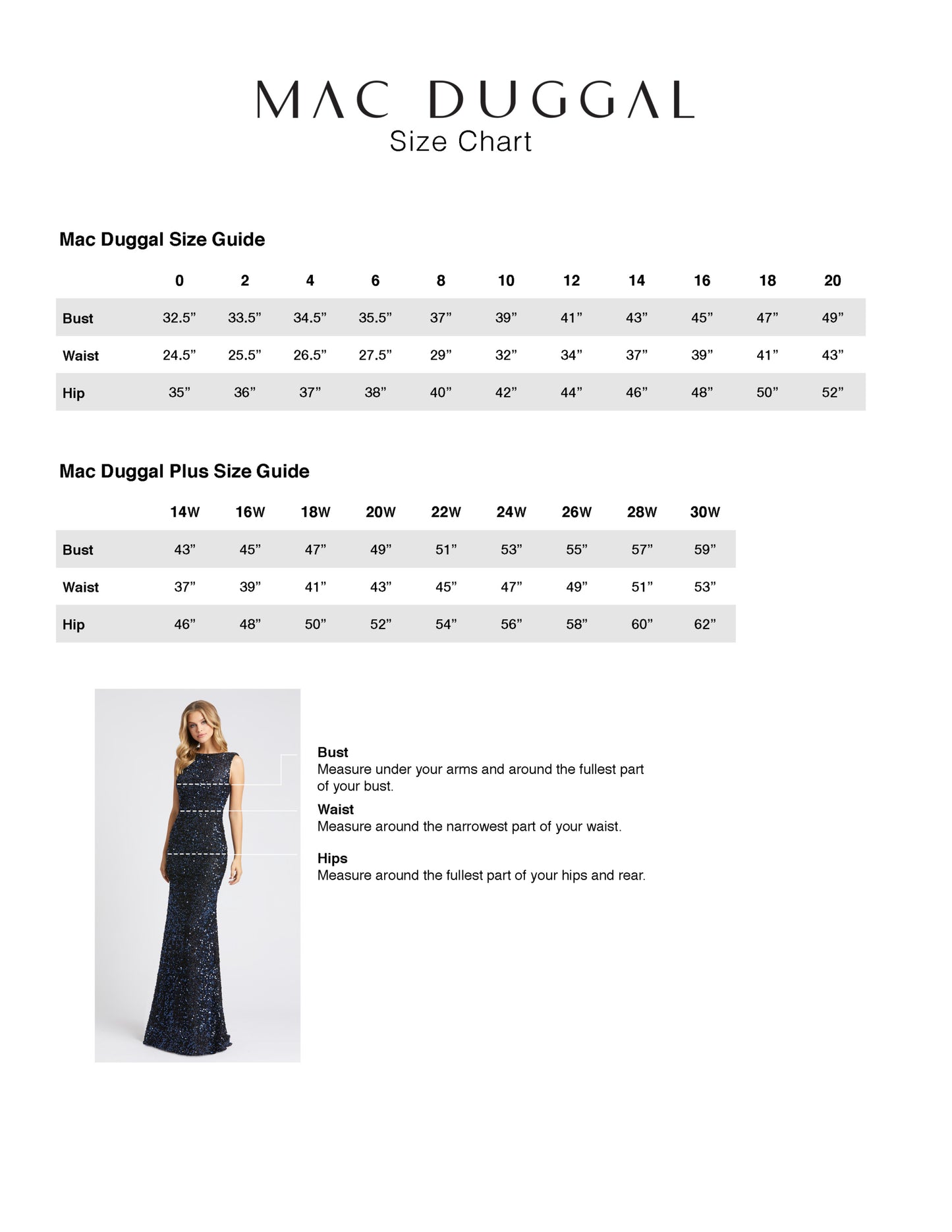 Mac Duggal 67148F