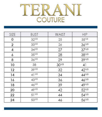 TERANI 252E5157 DRESS