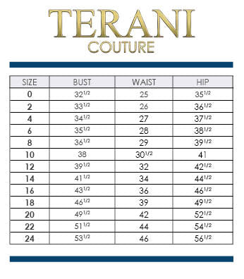 TERIANI COUTURE 1815P5916